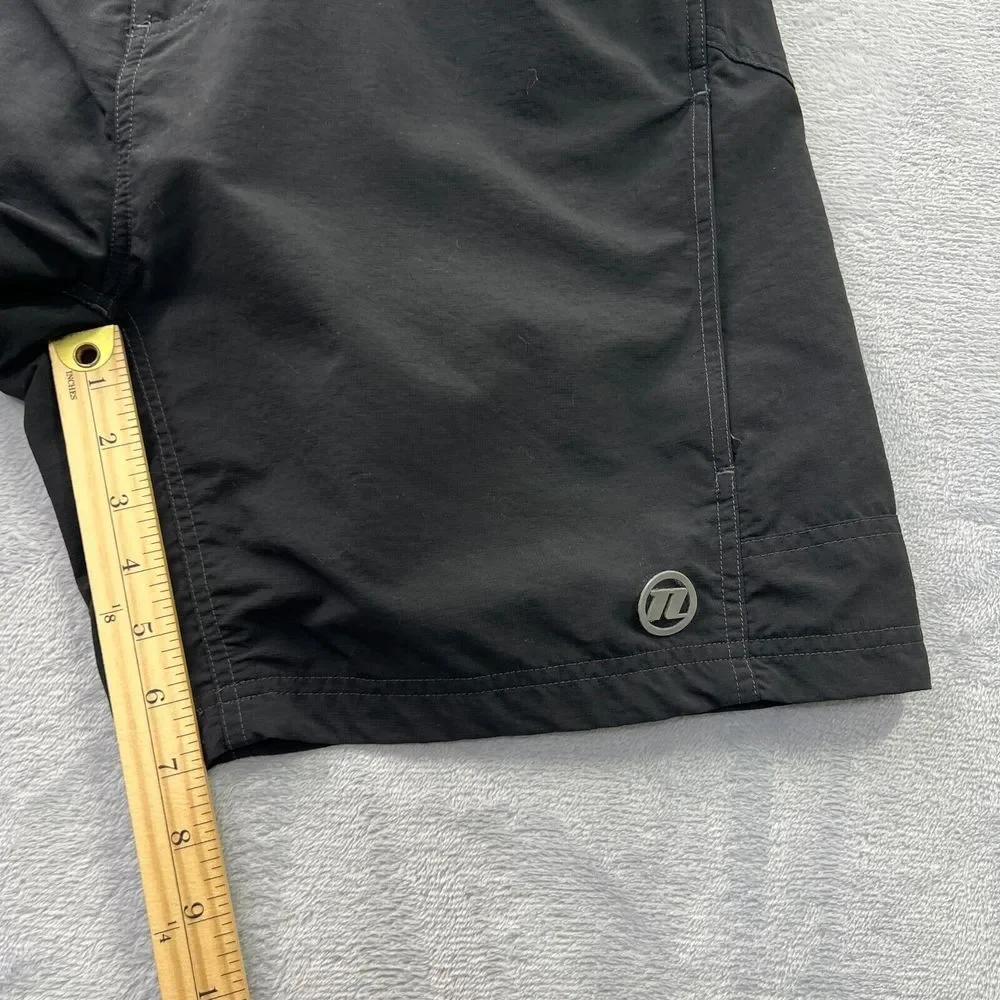 Novara Shorts Cycling‎ Bike Athletic Casual Black Nylon Mens  Size M